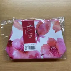 LAURA pouch ラウラ　ポーチ　ピンク　花柄　タグ付きのサムネイル