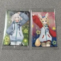 ホロライブプロダクション ウエハースvol.5カード 獅白ぼたん 尾丸ポルカ