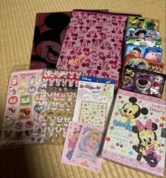 ディズニーキャラクター シール・日記セット