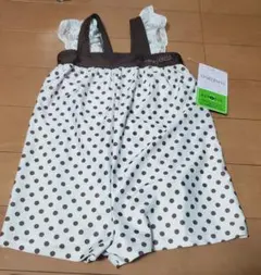 訳あり新品未使用タグつき　ティンカーベル水着 120cm サロペット風　レース