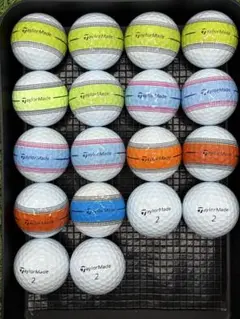 テーラーメイド　ツアーレスポンス　ゴルフボール　18個　ロストボール
