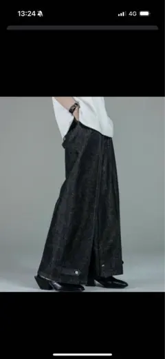 ADRER /エクストラクオリティワイドフレアパンツ