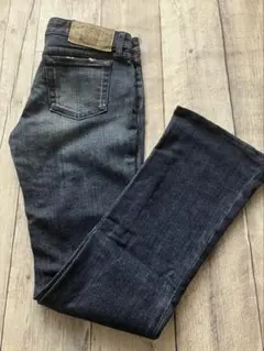初期moussy★デニム25 ストレッチ　ブーツカット　ローライズ