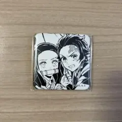 鬼滅の刃 ダイニング お楽しみくじ スクエア 缶バッジ 嘴平 伊之助
