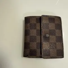 ダミエ ルイヴィトン ポルトトレゾール エテュイパピエ 折り財布