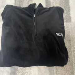 The Fox Collection ブラック ジップアップ トレーナー