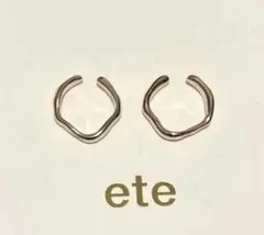 エテ ete フープイヤリング　ピンクゴールドのサムネイル