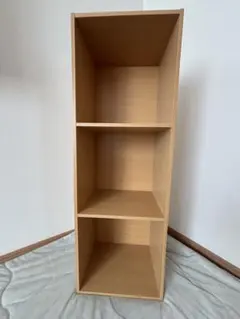 シンプル 木製3段ラック 縦型・横型