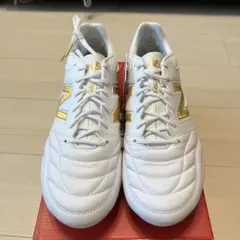New Balance 442 ホワイト/ゴールド サッカーシューズ