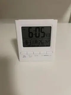 デジタル温湿度計 置時計