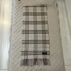 バーバリー ロンドン　カシミヤマフラー　ピンク