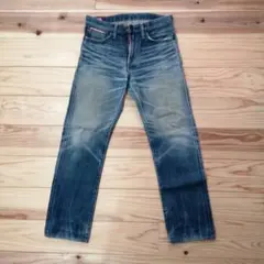 EDWIN セルビッチデニム ストレートジーンズ