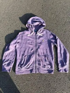 90s Polo by Ralph Lauren 紫色 ジップパーカー y2k
