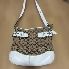 COACH ショルダーバッグ　白/ホワイト