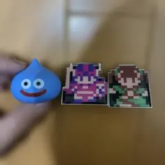 ドラゴンクエスト1番くじスライム指人形、勇者クリップ