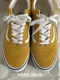 Vans オールドスクール スニーカー イエロースエード 着用数回