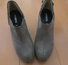 【新品 未使用】 しまむらハリスツイード　ブーティ サイズ Mのサムネイル