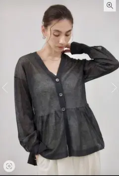 AZUL BY MOUSSY シアーぺプラムカーディガンのサムネイル