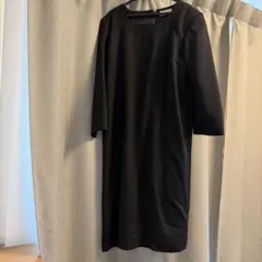 ★黒ワンピース　冠婚葬祭　シンプル