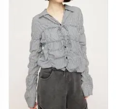 SLY SHIRRING SKIPPER RIBBON シャツのサムネイル