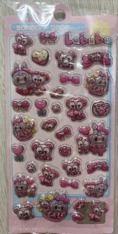 ボンボンドロップシール ラブブ　ダッフィー　コラボ