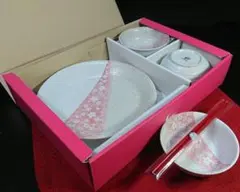♦ホームパーティーに⬛絆KOIKI AN・花のお皿♥【紫式部 】全７点