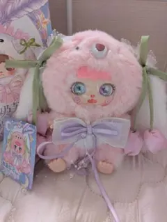 新作　KEBIDOU ぬいぐるみ　バニー　ピンク　うさぎ