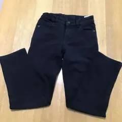 イオン　トップバリュ　黒　ストレートデニム　パンツ　150センチ　女の子
