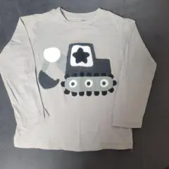 next ショベルカー刺繍 長袖カットソー