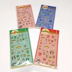 カルビー じゃがりこ ぷっくりシール 全4種セットのサムネイル