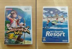 「Wiiセット 2本 」サバイバルキッズ と スポーツ リゾート