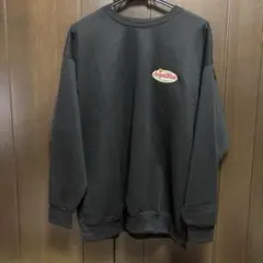 しまむら　エンジェルブルー　ブラック ロゴ刺繍 スウェット