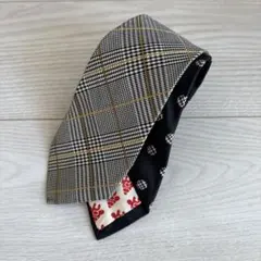 【giraffe】 シルク ネクタイ リバーシブル【美品】