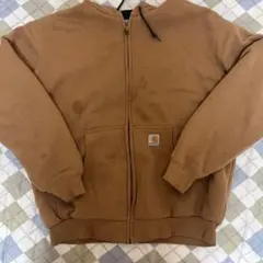 Carhartt ジップアップパーカー ブラウンのサムネイル