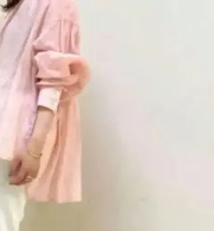 スローブイエナ ラミースキッパーシャツ SLOBEIENA ピンク - メルカリ