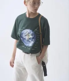 ムーンクレーター プリント Tシャツ