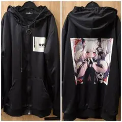 NIER CLOTHINGニーア内側ボア ジップパーカー 擬人化九尾古着屋購入のサムネイル