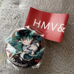 ヒロアカ ジャンプフェスタ HMV デコガチャ 緑谷出久 缶バッジ