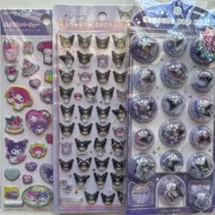 クロミ ❤︎ ラメきらクリスタル・ボンボンドロップミニ・カプセルポップシール