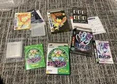 ポケットモンスター 緑 金 クリスタル 外箱 説明書セット