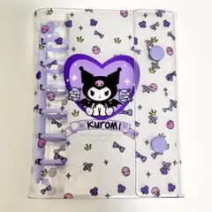 クロミ　シール帳 A7 6穴 リフィル10枚　クリアバインダー