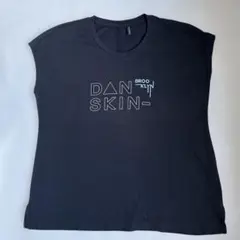 DANSKIN ブラック フレンチスリーブTシャツ レディース XLサイズ 黒