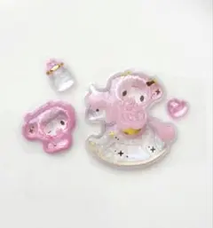 正規品　うるちゅるポップシール　サンリオ　ベビー　マイメロディ　木馬