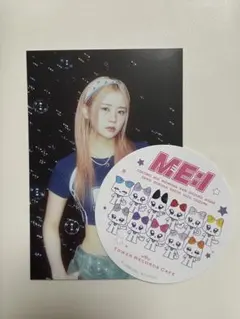 ME:I 佐々木心菜 ポストカード タワーレコードコラボカフェ特典 コースター