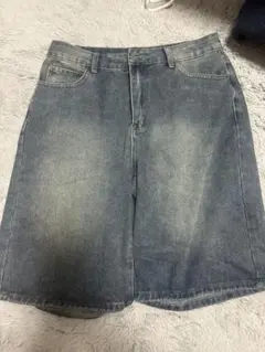 ハーフパンツ ドクロ柄