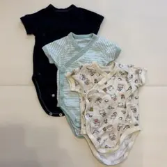 ユニクロ 半袖ボディ肌着3枚セット 60cm