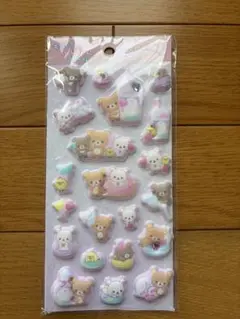 もっとふにふにシール　リラックマ もっと！ふにふにシール　24枚入り