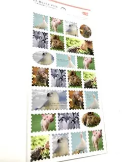 シール 1枚300円 104 アニマル 切手風