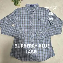 BURBERRY BLUE LABEL ブルーレベルノバチェックシャツサイズ38のサムネイル
