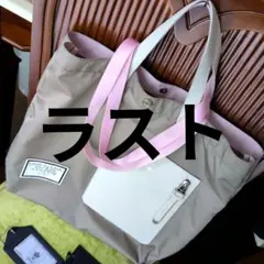 2558ADMJ ダノビオボトムショルダーバッググレーほぼ未使用